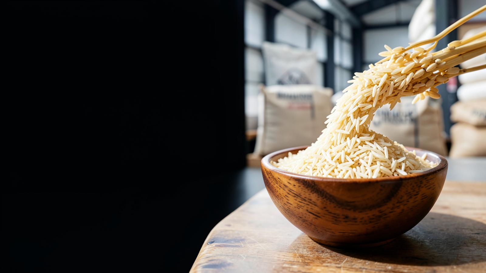 Basmati Rice prepared for export